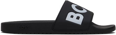 Tenisky a topánky BOSS Large Logo Detail Pool Slides Čierna | 50536835, 0