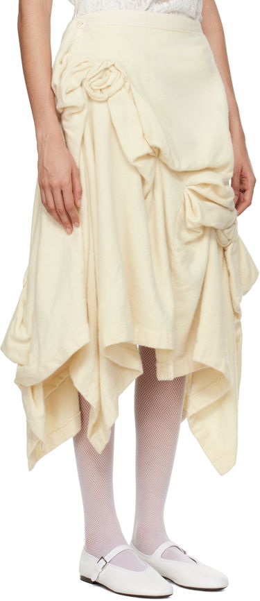 Sukňa Comme des Garçons Comme Des Garcons Wool Midi Skirt Béžová | TN-S013-051, 1