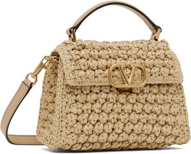 Kabelka Valentino Valentino Garavani VSling Mini Crochet Raffia Bag Béžová | 6W2B0G97USZ, 1