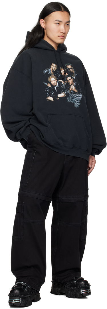 Mikina VETEMENTS Vetements Runway Backstreet Boys Oversized Hoodie Čierna | UA66HD700B, 3