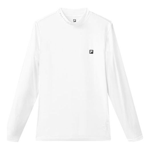 Tričko FILA Athletics Series Slim Fit Long Sleeve Shirt Biela | A11M125201F-WT