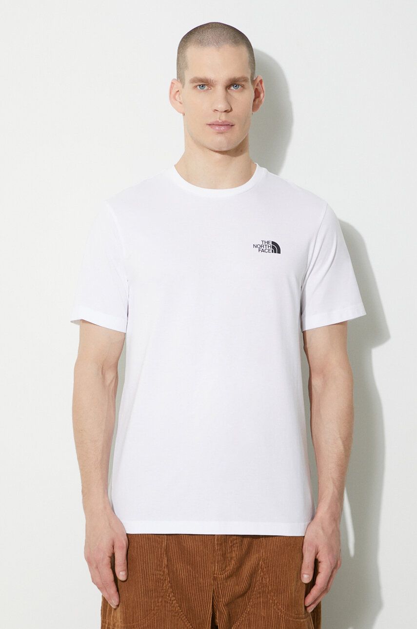 Tričko The North Face Simple Dome Print T-Shirt Biela | NF0A87NGFN41, 0
