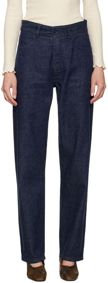 Džínsy Baserange Tajo High-Rise Straight-Leg Jeans Modrá | TRIN-CO-AU24, 0