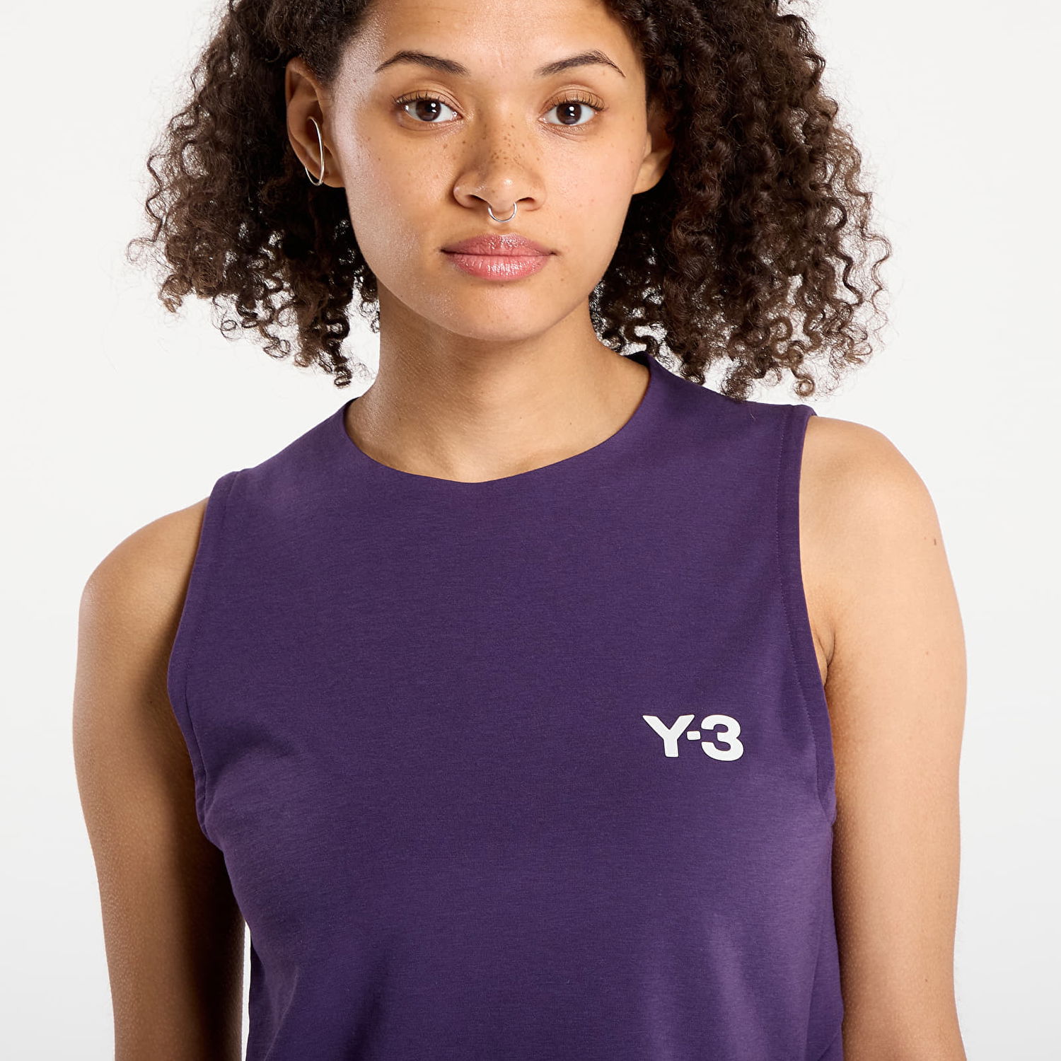 Tielko Y-3 Y-3 Match Tank Top Fialová | JM1157, 1