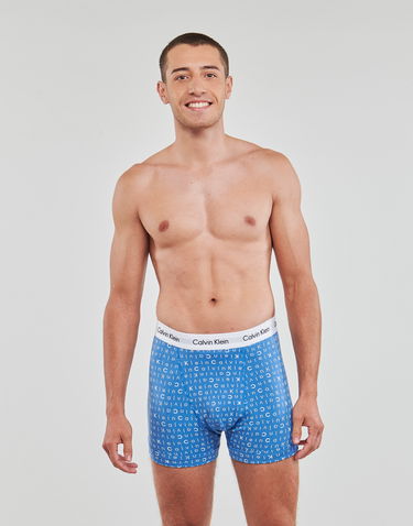 Boxerky CALVIN KLEIN Boxers  3-pack Modrá | 0000U2662G-H4Y, 1