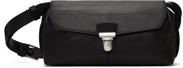 Taška cez rameno LEMAIRE Lemaire Small Gear Leather Crossbody Bag Čierna | BG0084 LL0122, 0