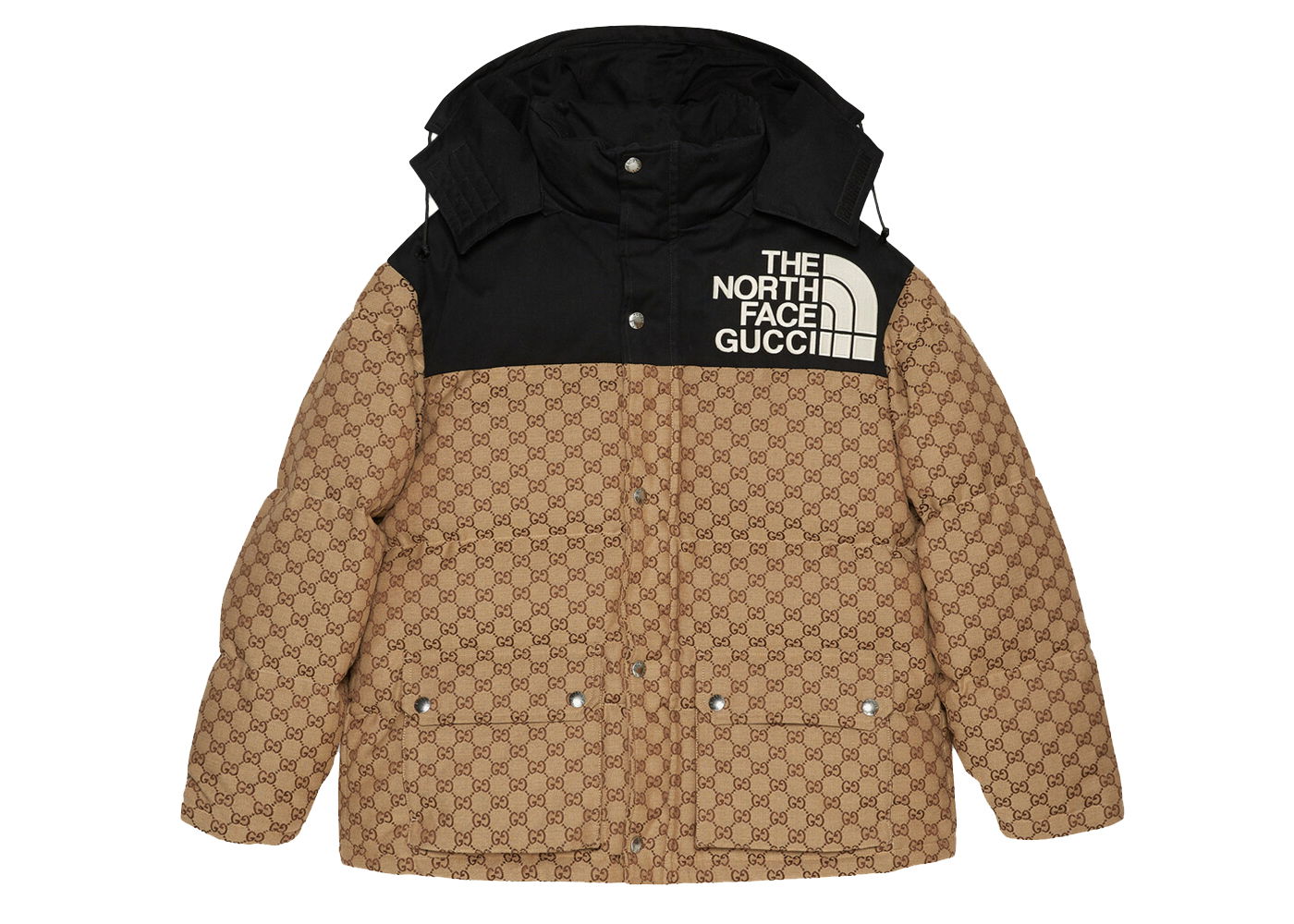 Bunda Gucci The North Face x GG Padded Jacket Béžová | 670909 Z8APZ 2184, 0