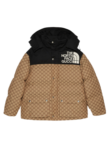 Bunda Gucci The North Face x GG Padded Jacket Béžová | 670909 Z8APZ 2184