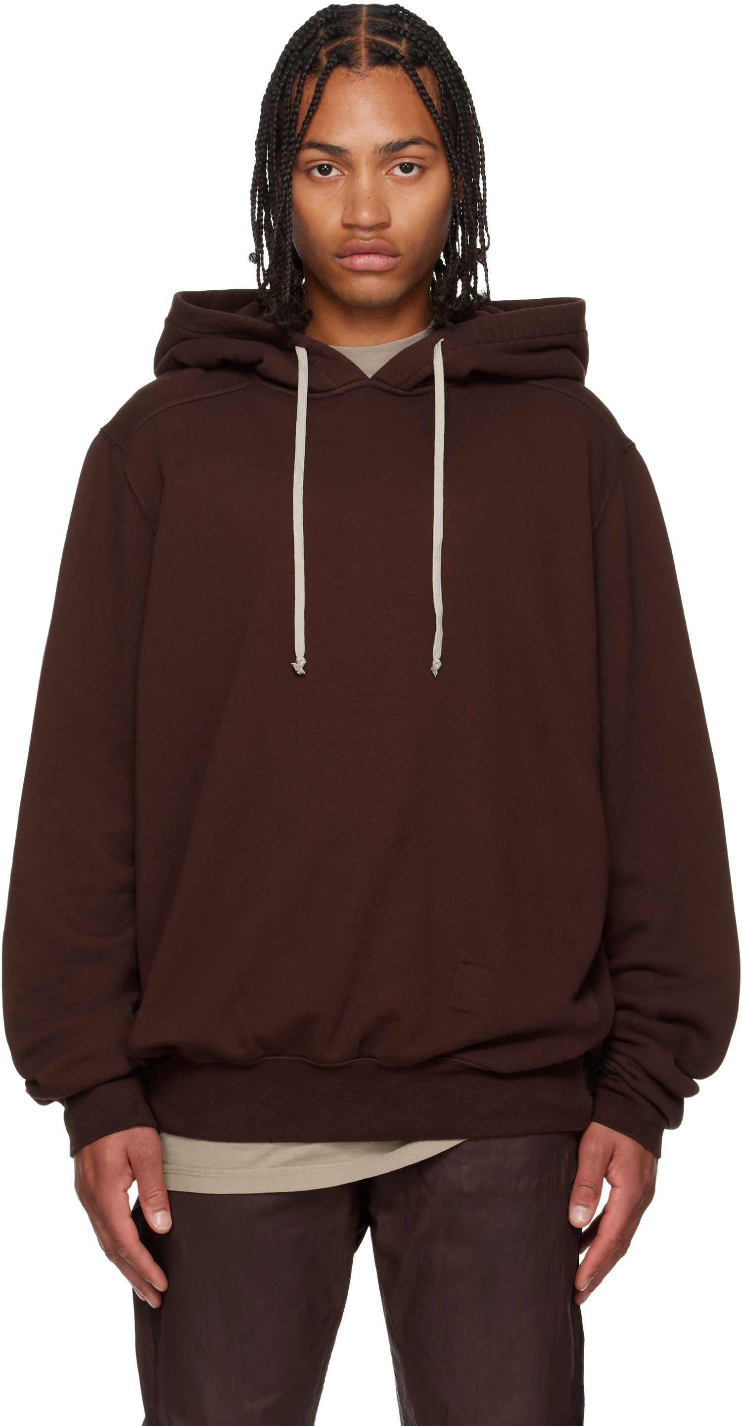 Mikina Rick Owens DRKSHDW Concordians Jumbo Hoodie Hnedá | DU02E7274 RN, 0