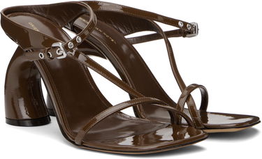 Starostlivosť o obuv Dries Van Noten Dries Van Noten Strappy Sculptural Heeled Sandals Hnedá | WS251-1623-189, 3