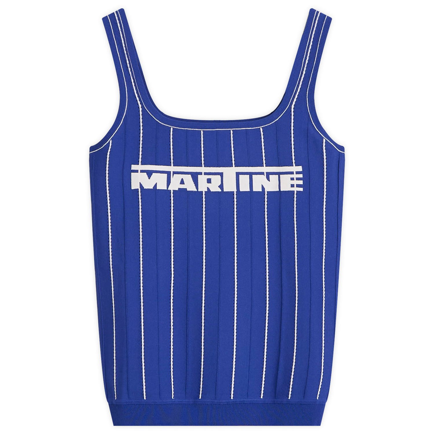 Tielko Martine Rose Martine Rose Logo Moto Vest, Size Large Modrá | 957YA12500-BLU, 0