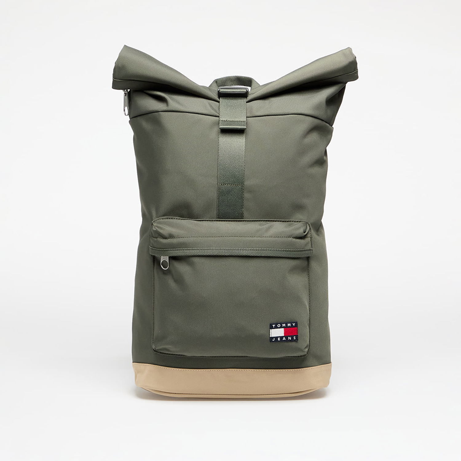 Batoh Tommy Hilfiger Tommy Jeans Essential Daily Rolltop Backpack Zelené | AM0AM13323 MRH, 0