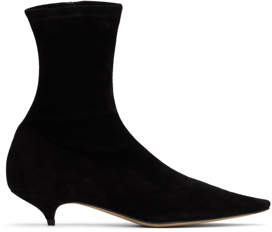 Tenisky a topánky The Row Black Liisa Boots Čierna | F1545-S11, 0