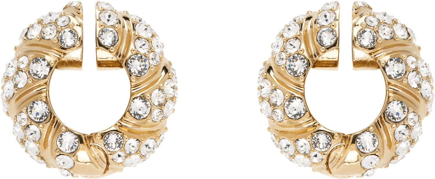 Náušnice Valentino Valentino Garavani Small Crystal Magnetic Clip-on Earrings Metalická | 6W0J0AA4YCW, 0