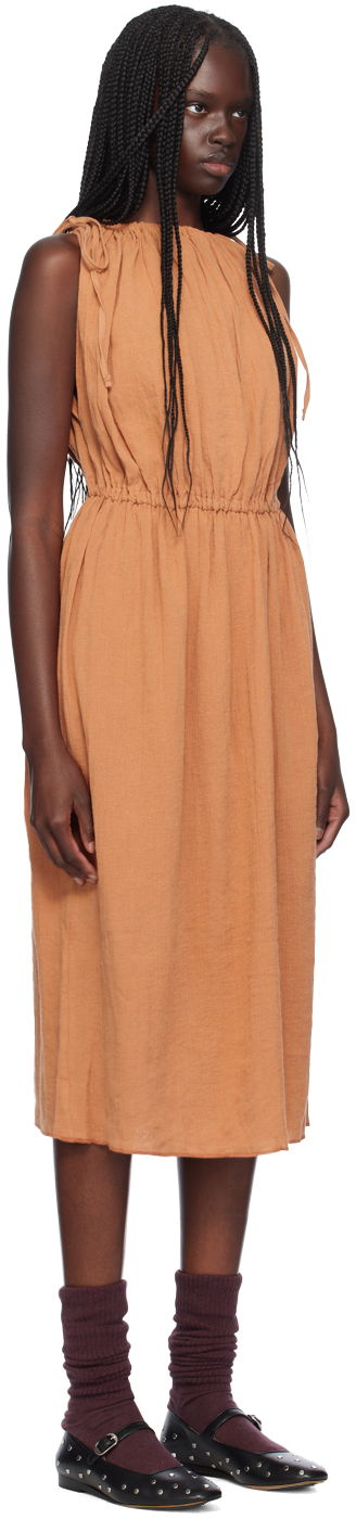 Šaty Baserange Midi Sleeveless Dress Oranžová | DRDI-CL-AU24, 1