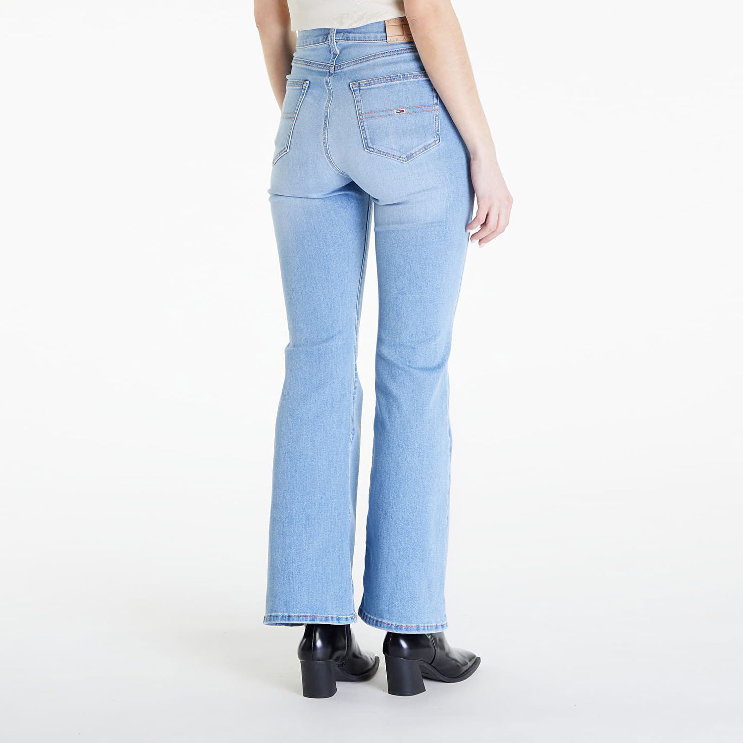 Džínsy Tommy Hilfiger Sylvia High Rise Jeans Denim Modrá | DW0DW17600 1AB, 1