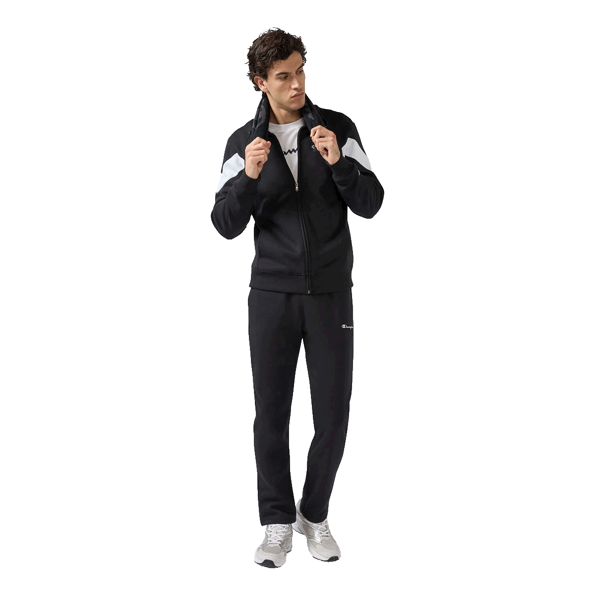 Súprava Champion Full Zip Tracksuit Čierna | 221788-KK001, 0