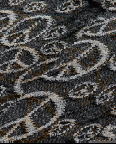 Šál KAPITAL Fulling Wool Peace Mark Happy Scarf Rôznofarebný | EK-1819XM BLACK, 5