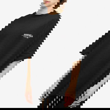 Tričko Fear of God ESSENTIALS Core Logo Jersey T-Shirt Čierna | 125HO244360F, 2