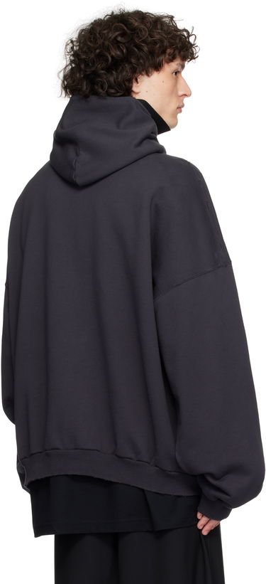 Mikina Balenciaga Optical Large Fit Hoodie Čierna | 803265TRVU7, 2