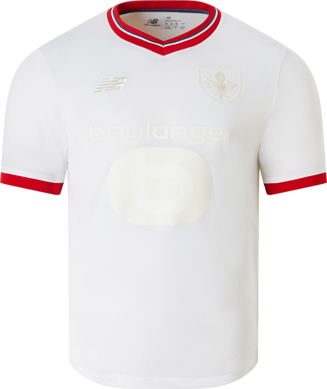 Dres New Balance Lille LOSC Anniversaire Youth Jersey Biela | jt230342-fou