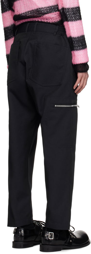 Cargo nohavice Comme des Garçons Homme Deux Irregular Pin Head Trousers Čierna | DO-P024-051, 2