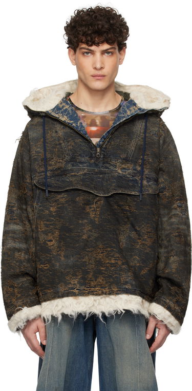 Vetrovka Diesel Black D-Arak-Fsf Denim Jacket Čierna | A15963-0ABCW-01, 0