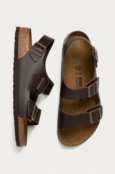 Tenisky a topánky Birkenstock Milano Dark Brown Smooth Leather Hnedá | 34101, 3
