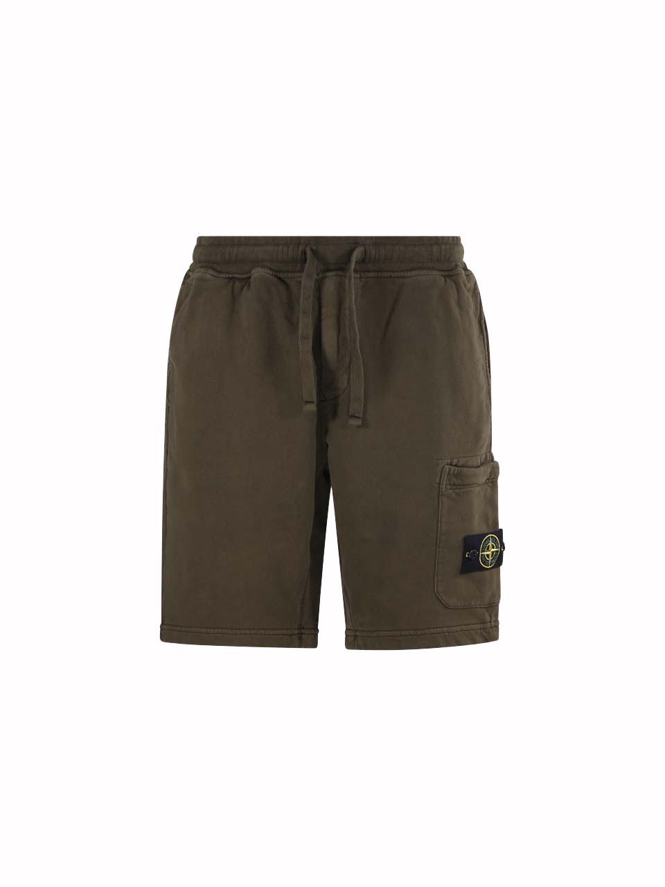 Šortky Stone Island Fleece Logo Shorts Zelené | 791562520, 0