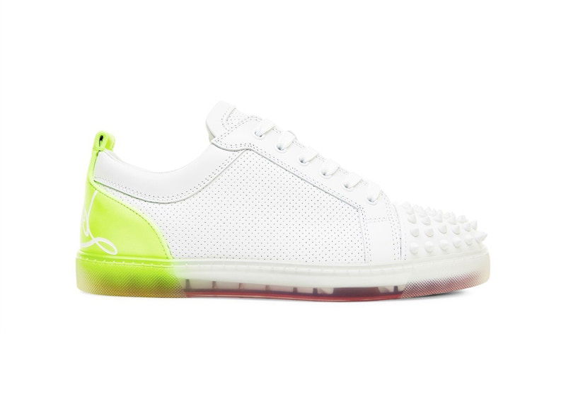 Tenisky a topánky Christian Louboutin Fun Louis Junior Spikes Flat Biela | 1230691 T969, 0