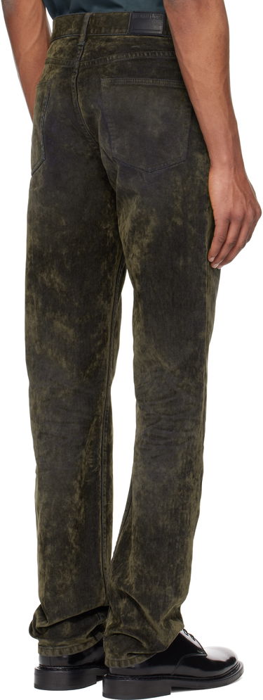 Džínsy Helmut Lang Helmut Lang Flocked Jeans Zelené | O09DM202, 2