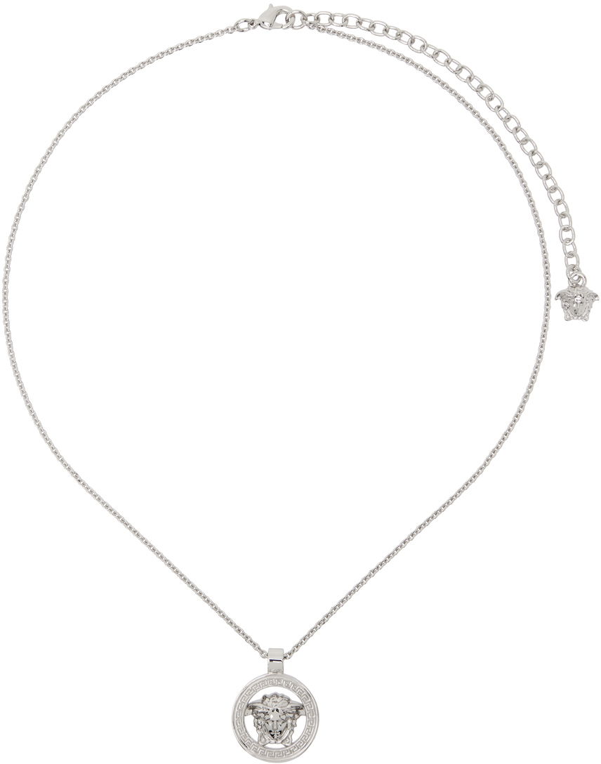 Náhrdelník Versace Silver Medusa '95 Pendant Necklace Metalická | 1015201_1A00620, 0
