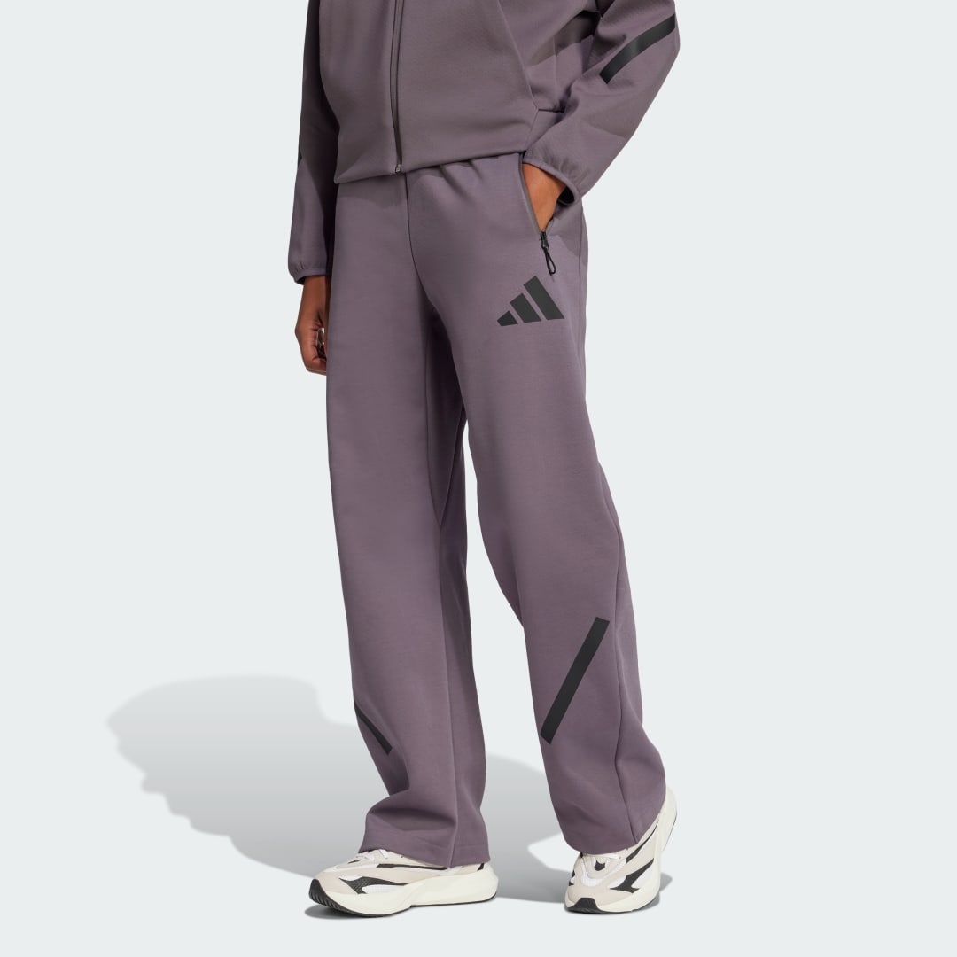Tepláky adidas Performance Z.N.E. Barrel Pants Fialová | JC5411, 0