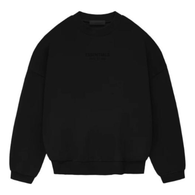 Mikina Fear of God Essentials Crewneck Sweatshirt Čierna | 192BT232040F