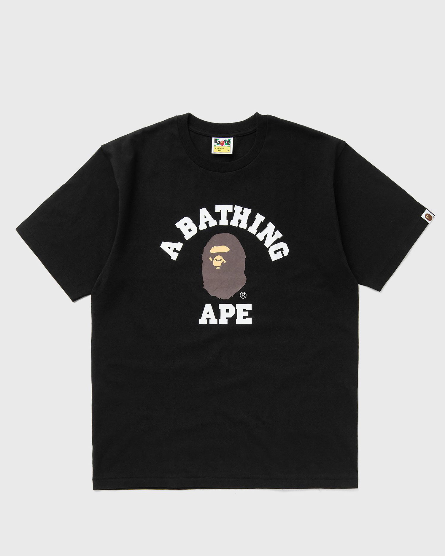 Tričko BAPE COLLEGE TEE Čierna | 001TEK801001MBLK, 0