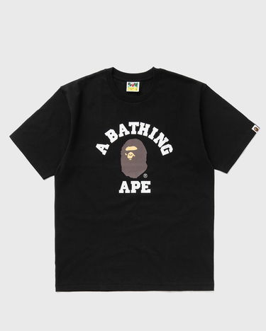 Tričko BAPE COLLEGE TEE Čierna | 001TEK801001MBLK, 0