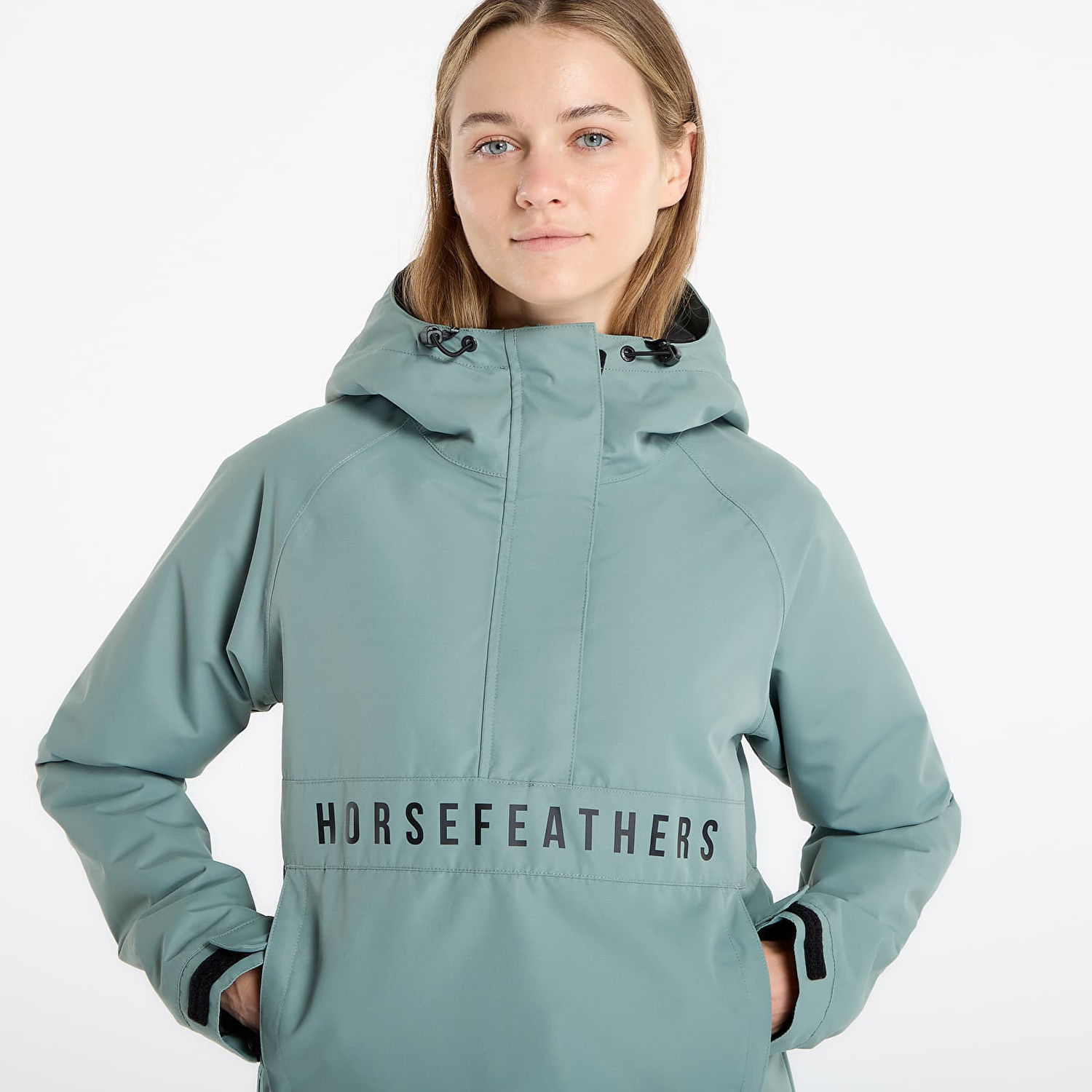 Vetrovka Horsefeathers Anorak Jacket Tala Zelené | OW233D, 1