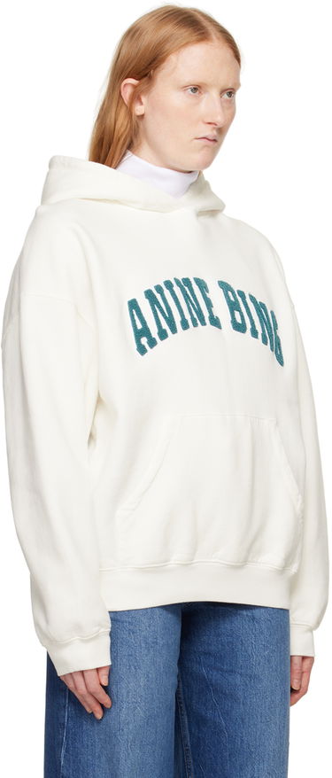 Mikina Anine Bing Anine Bing Harvey Hoodie Biela | A-08-10069-157, 1