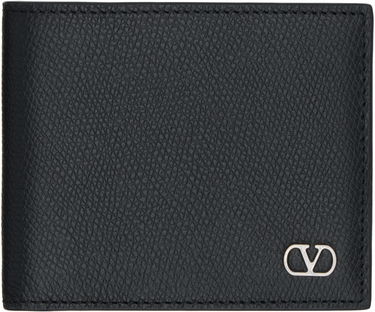 Peňaženka Valentino Grained Calfskin Bifold Wallet Čierna | 6Y2P0V08UAG, 0