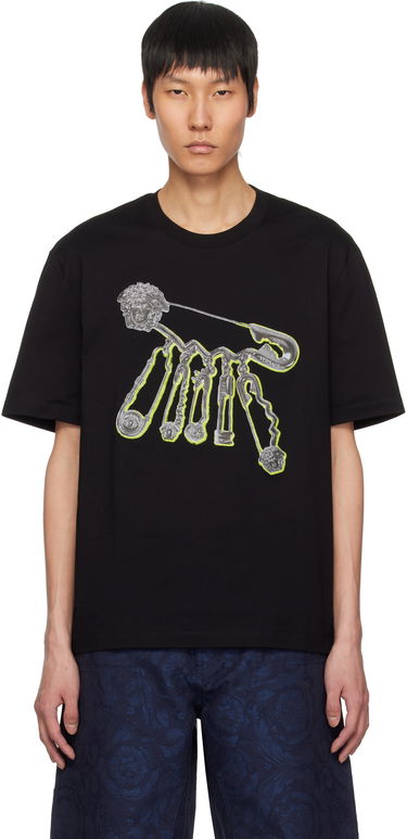 Tričko Versace Versace 'Versace Pop Pin' T-Shirt Čierna | 1013302_1A13423, 0