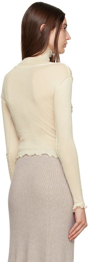 Tričko Baserange Sheer Turtleneck Top Béžová | TOGET-CG-AU23, 2