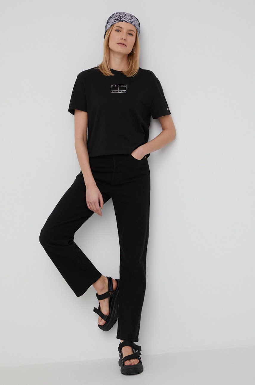 Džínsy Levi's Jeans Donna Ribcage Straight Čierna | 72693.0012, 0