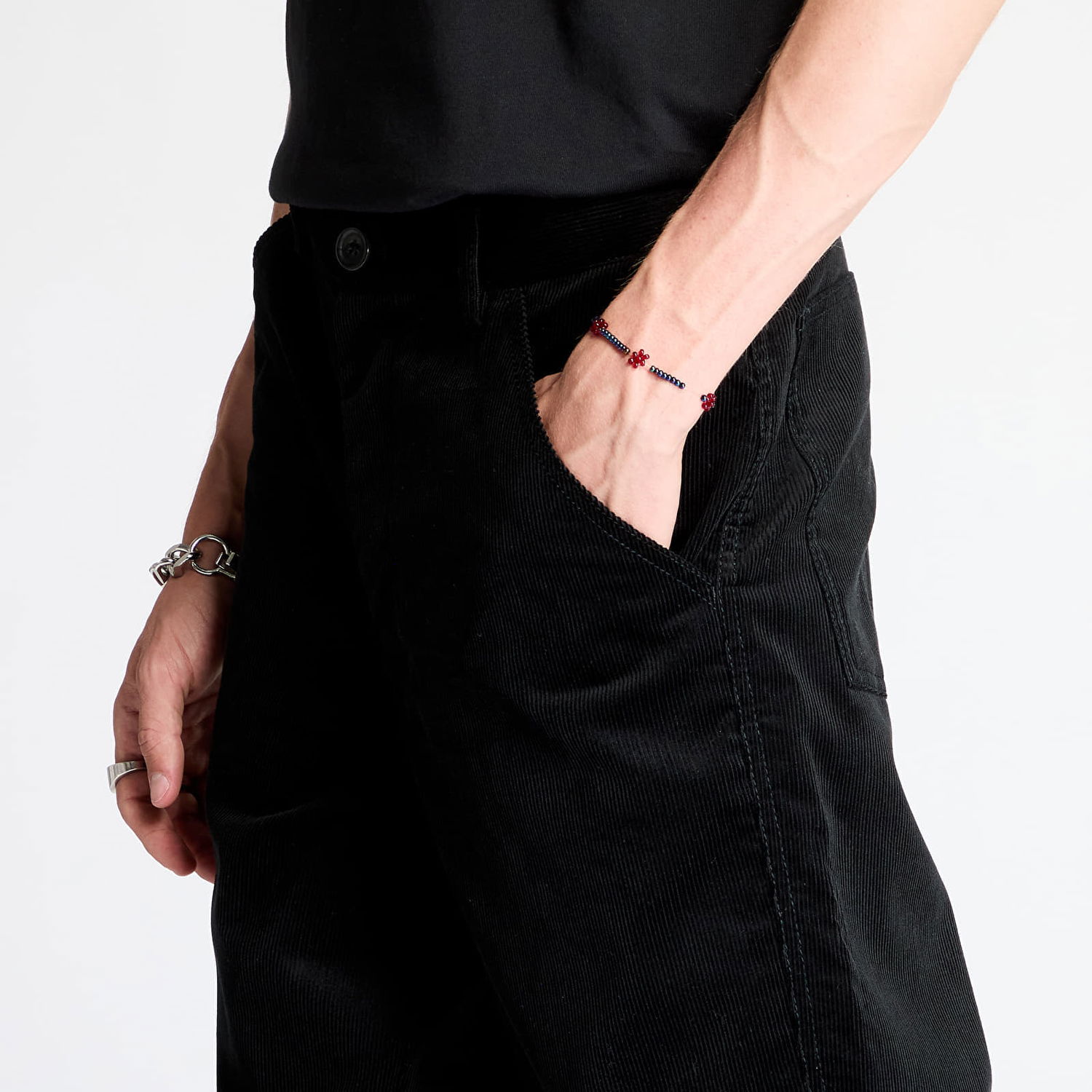 Nohavice Comme des Garçons SHIRT Woven Pants Black Čierna | FN-P001 Black, 1