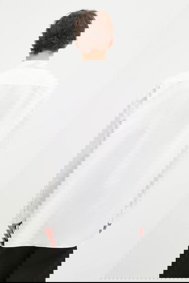 Košeľa WOOD WOOD Rofus Oversized Relaxed Print Shirt Biela | 12435315.1226, 2