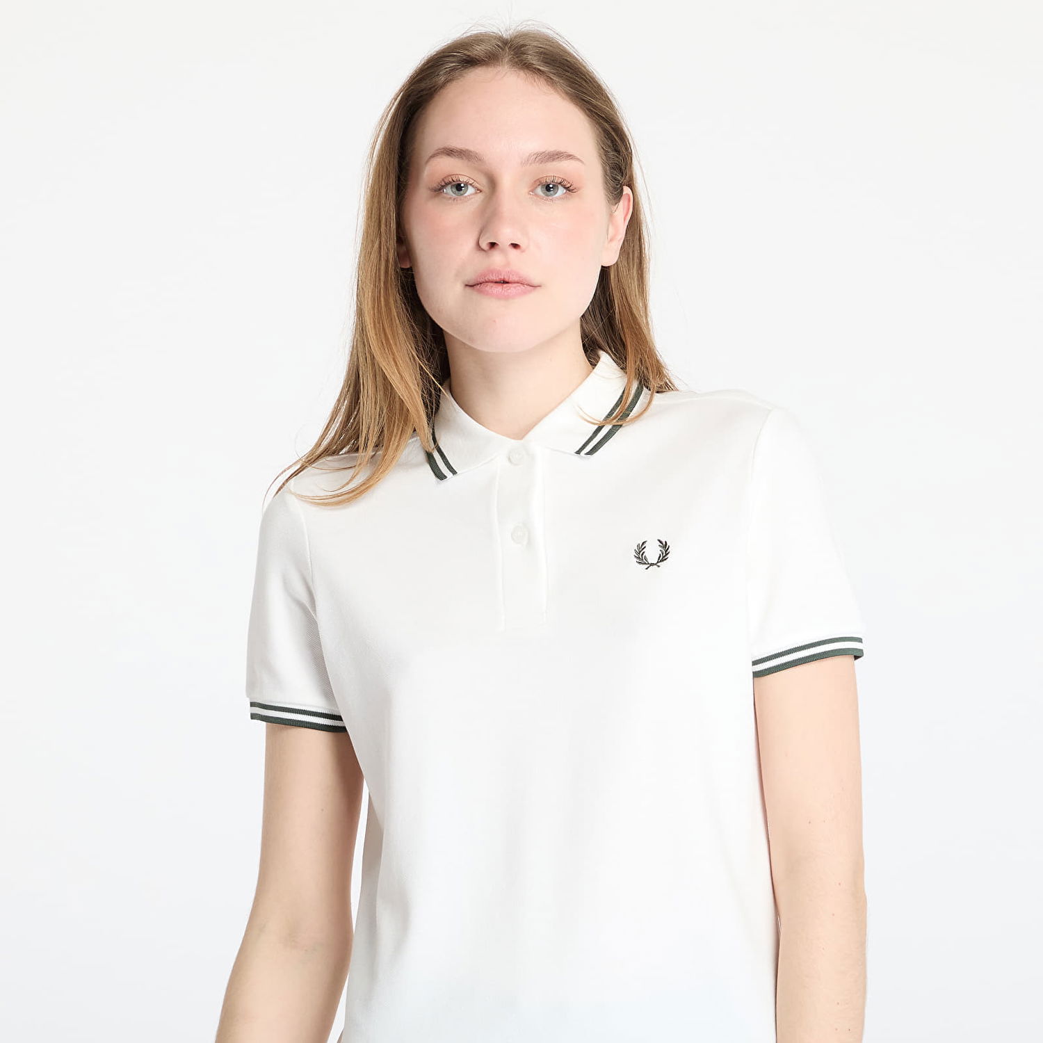 Šaty Fred Perry Fred Perry Twin Tipped Polo Dress Biela | D3600 Y73, 1