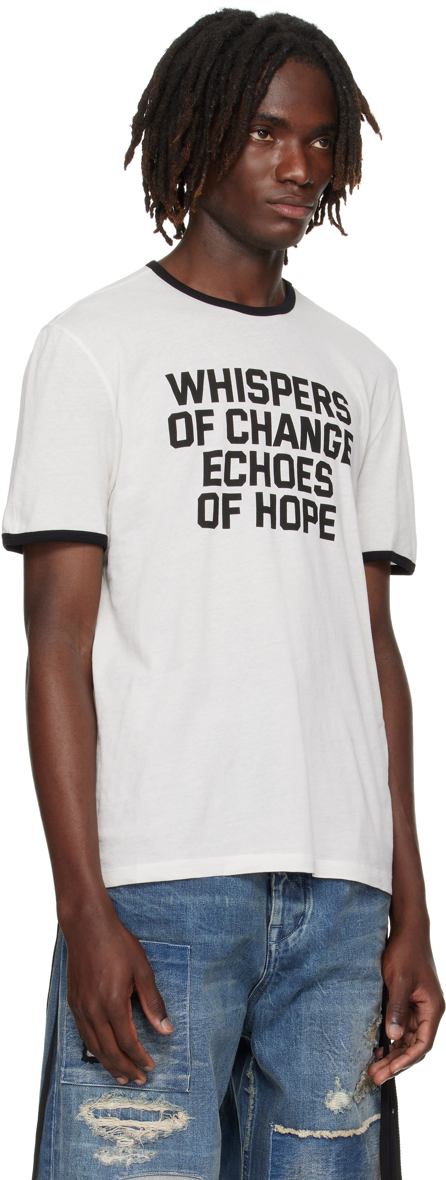Tričko Ann Demeulemeester Ann Demeulemeester Save the Children Edition Aimar Standard T-Shirt Biela | B0012876-FA206-003, 1