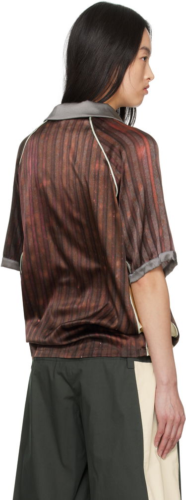 Dres Serapis Serapis Aub Stripes Polo Hnedá | SS25_FT_1S, 2