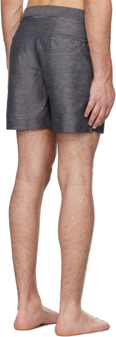 Plavky Orlebar Brown Bulldog Linen Swim Shorts Šedá | 280030, 2