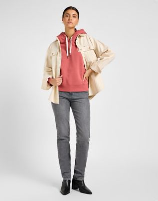 Mikina Lee Essential Hoodie Ružová | 112355152, 1