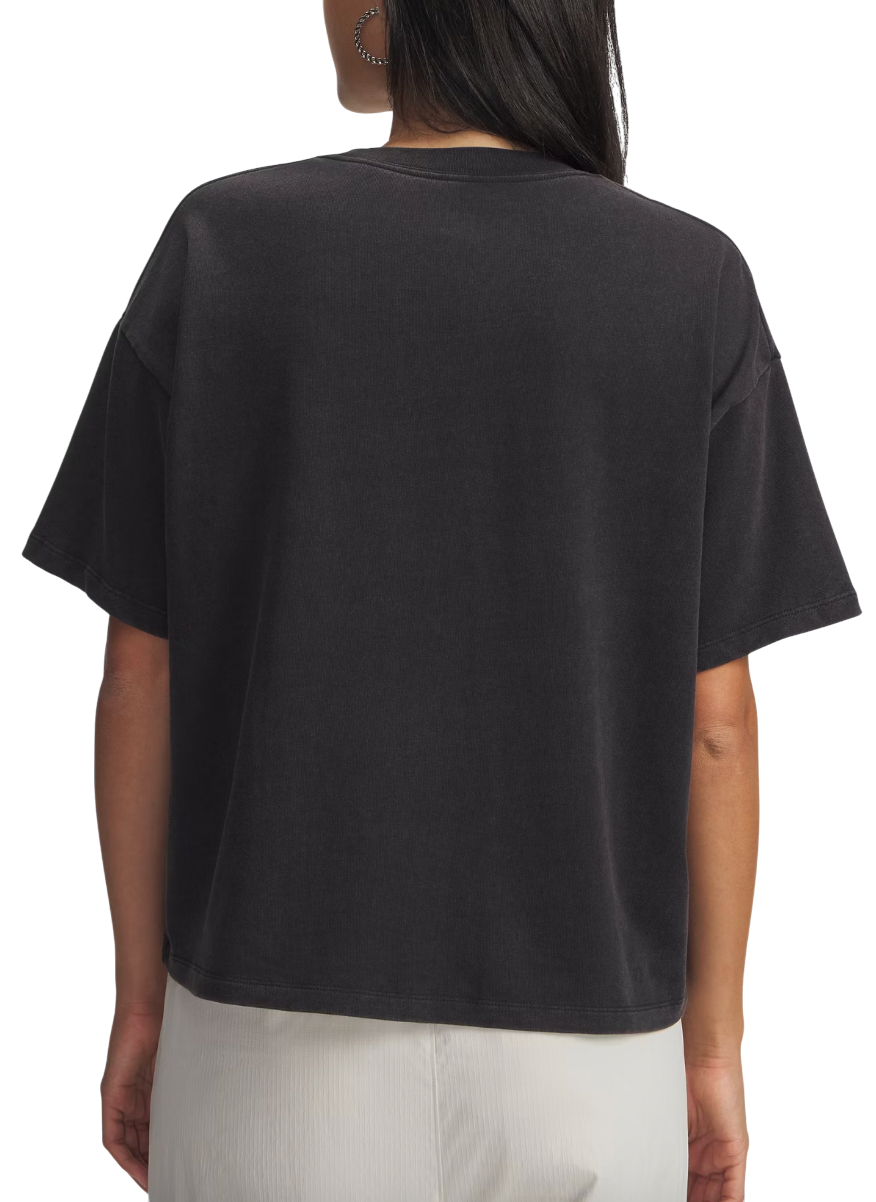 Tričko Under Armour Boxy Wash Heavyweight Short Sleeve T-Shirt Čierna | 6007690-001, 1